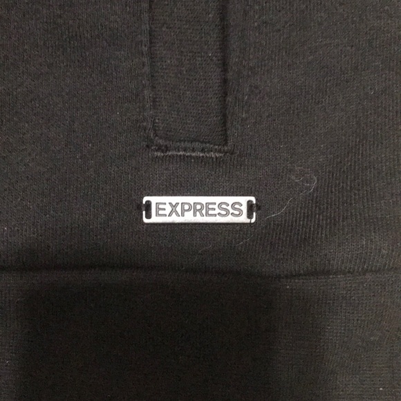 Express men’s hoodie, black/grey - Picture 2 of 4